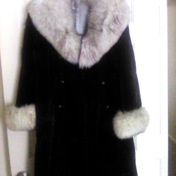Genuine Mink & Fox Fur Coat